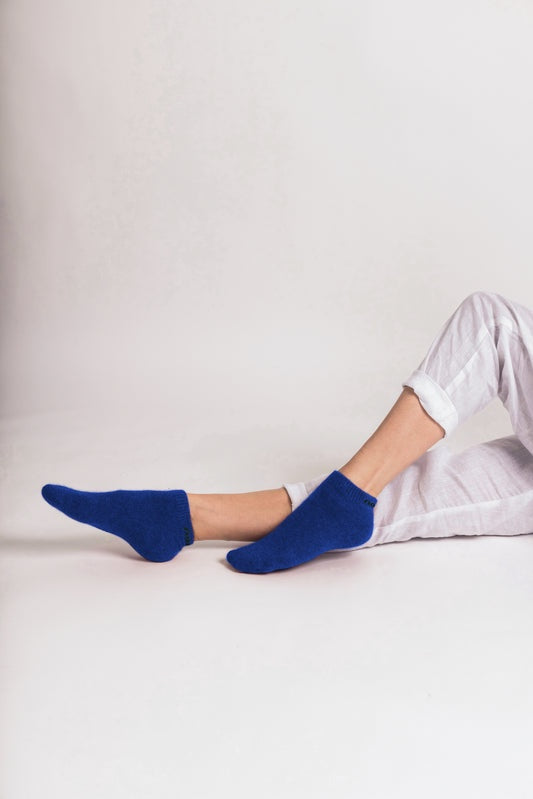 Nooan Possum Merino Wool Napier Sock Lapis Blue