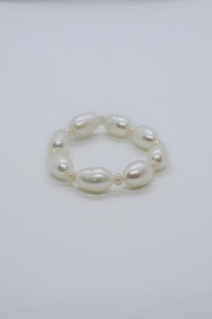 Surf & Stone Pearl Ring