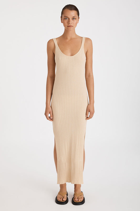 Zulu & Zephyr Knitted Cotton Rib Dress